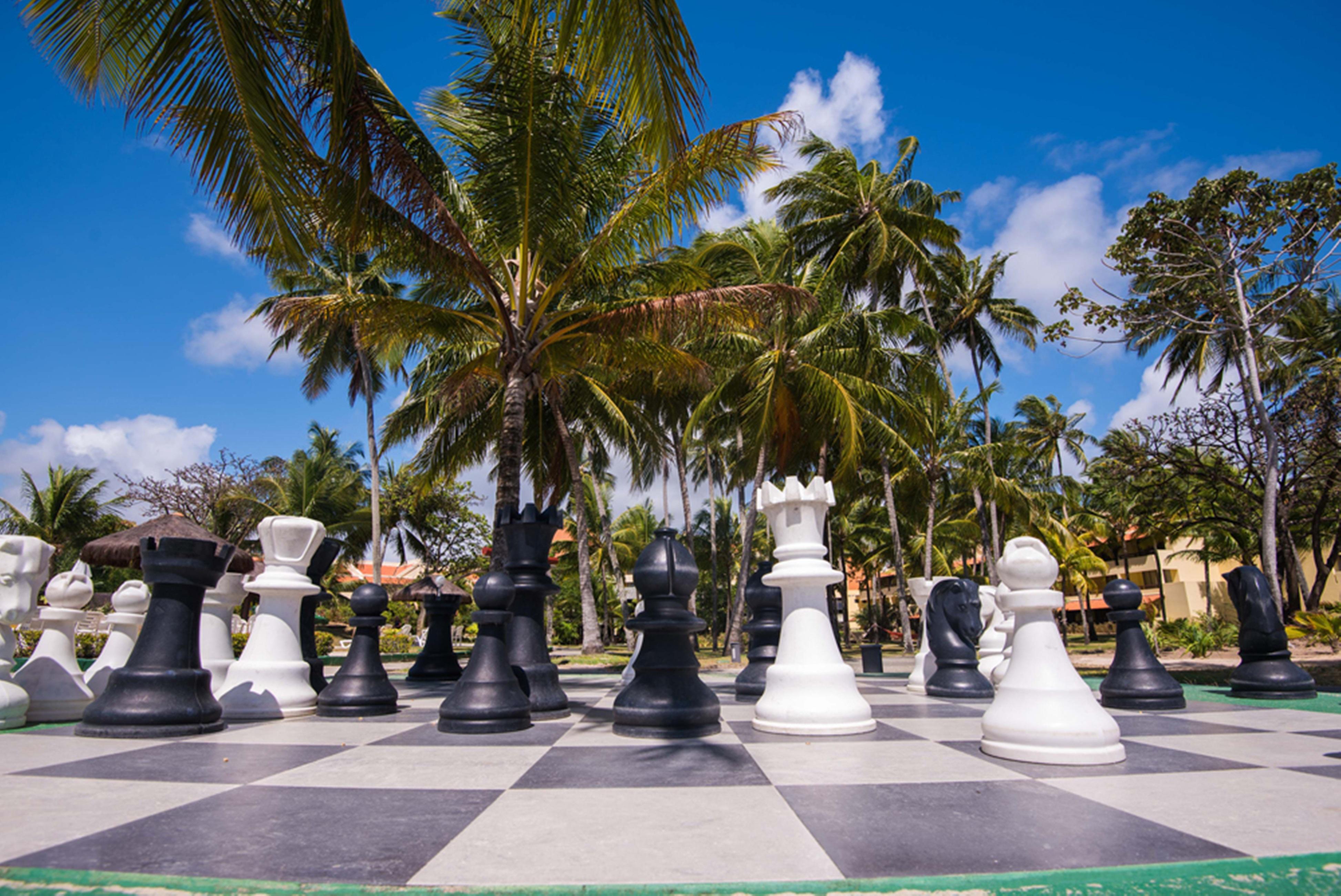 Vila Gale Cabo Cabo de Santo Agostinho Exterior photo A giant chess set in the resort